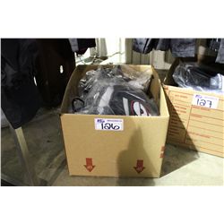 LOT OF 5 ASSORTED SIZED AXO BLACK / WHITE NAME BRAND RIDING PANTS