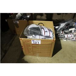 LOT OF 5 ASSORTED SIZED AXO BLACK / WHITE NAME BRAND RIDING PANTS