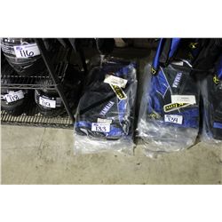 LOT OF 5 ASSORTED SIZED YAMAHA BLUE / BLACK NAME BRAND RIDING PANTS