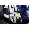 Image 2 : LOT OF 5 ASSORTED SIZED AXO BLUE / WHITE NAME BRAND RIDING PANTS