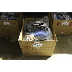 LOT OF 5 ASSORTED SIZED AXO BLUE / WHITE NAME BRAND RIDING PANTS