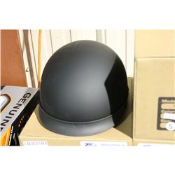 KAOS T-72 BULLET HALF HELMET SIZE SMALL WITH FLAT BLACK FINISH