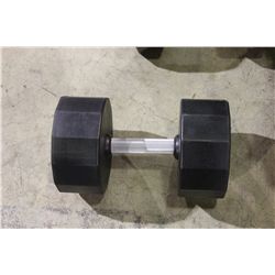 EUROSPORT 47.5KG RUBBERISED DUMBBELL
