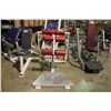 Image 1 : WHITE FREE WEIGHT ARM CURL MACHINE