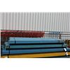 Image 2 : 8 9' PALLET RACK UPRIGHTS AND ASSORTED CROSS BARS WITH PLYWOOD