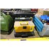 Image 1 : 2 TOOL BOXES, JACK AND WRENCH SET