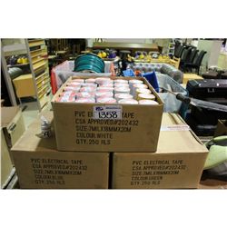 BOX OF RED ELECTRICAL TAPE