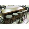 Image 4 : LARGE LOT OF RESTAURANT STOOLS, CHAIRS AND TABLES