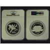 Image 1 : CHINA 1990 100 Yuan 12 Oz Silver Proof, Horse, NGC PF68 ULTRA CAMEO