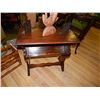Image 1 : VINTAGE MAHOGANY SIDE TABLE / MAGAZINE HOLDER