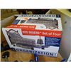 Image 1 : BED RISERS - SET OF 4 - LIFT YOUR BED FOR EXTRA STORAGE UNDERNEATH