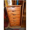 Image 1 : CABINET WITH 6 DRAWERS - ON WHEELS