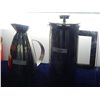 Image 1 : STAINLESS STEEL COFFEE PRESS AND CREAM CAN