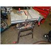 Image 1 : CRAFTSMAN 10" TABLE SAW ON STAND