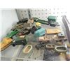 Image 1 : LOT OF ASSORTED VINTAGE & OTHER TRUCKS, TANKS, ETC - SOME METAL SOME PLASTIC