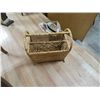 Image 1 : WICKER MAGAZINE HOLDER
