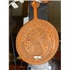Image 1 : HAND CRAVED PLAQUE - SIGNED