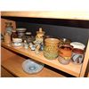 Image 1 : SHELF OF ASSORTED POTTERY AND OTHER