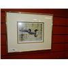 Image 1 : FRAMED PICTURE - FISHING LOONS - DON LI LEGER