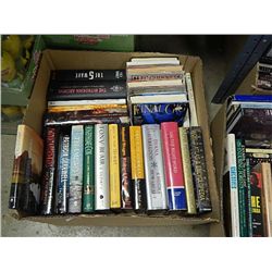 BOX OF ASSORTED QUALITY HARD COVER BOOKS & OTHERS