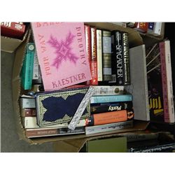 BOX OF ASSORTED QUALITY HARD COVER BOOKS & OTHERS
