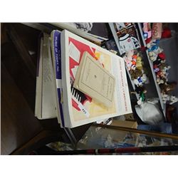 STACK OF MUSIC BOOKS