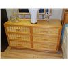 Image 1 : WICKER DRESSER - 6 DRAWER