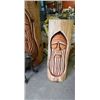 Image 1 : CEDAR LOG CHAINSAW CARVING - TREE SPIRIT - LARGE