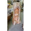 Image 1 : CEDAR LOG CHAINSAW CARVING - TREE SPIRIT - LARGE