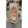 Image 1 : CEDAR LOG CHAINSAW CARVING - TREE SPIRIT - LARGE