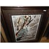 Image 1 : FRAMED LIMITED EDITION PRINT " EYES OF THE SPIRIT - LESLEY HARRISON - RETAIL APPROX $750