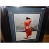 Image 1 : FRAMED PRINT "AFTERNOON STROLL - PINO -  RETAIL APPROX $550