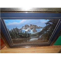 FRAMED LIMITED EDITION PRINT "MORNING RAYS - FRED BUCKWITZ -  RETAIL APPROX $1100