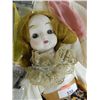 Image 2 : VINTAGE COLLECTORS PORCELEIN DOLL - IN VINTAGE FLOWERED DRESS