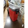 Image 1 : GARBAGE CAN - RED - SMALL