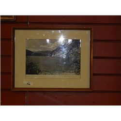 FRAMED PICTURE - LAKE AT NELSON