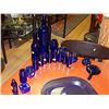 Image 1 : LOT OF COBALT BLUE BOTTLES