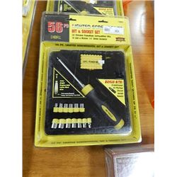 LITED SCREWDRIVER  BIT  & SOCKET SET - 56 PC