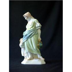 Herend figure of peasant woman and child. 10 1/2" tall $300-400...