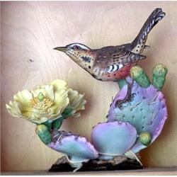 Pair of Royal Worcester Dorothy Doughty Catus Wrens with the original packing crates. $2500-3500...