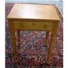 Image 1 : Tiger maple one-drawer stand. Refinished and restored. 27 1/2" h X 21" w X 17" d $500-700...