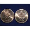 Image 2 : OLYMIC 2002 COINS - CANADIAN OLYMPIC TEAM - 2 TOTAL