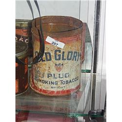 VINTAGE TOBACCO TIN - OLD GLORY PLUG