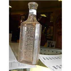 VINTAGE BOTTLE - DEAN & HISCOCKS CHEMISTS & DRUGEST BOTTLE, VICTORIA