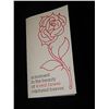 Image 3 : REAL ROSE PIN - WITH CARD AND BOX - RED