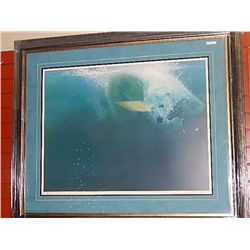 FRAMED LIMITED EDITION PRINT "POLAR IMPACT - JOHN SEEREY LESTER - RETAIL ~$1000