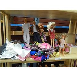 BOX BARBIES & ACCESSORIES