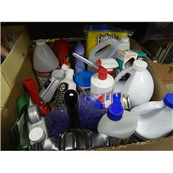 BOX LOT OF CLEANING