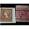 Image 3 : STAMPS - NEDERLAND (1) AND GB (1) AND US (3) = 5 PC TOTAL