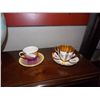 Image 1 : CHINA TEA CUP AND SAUCER - 2 SETS - KENT & ROYAL WINTON